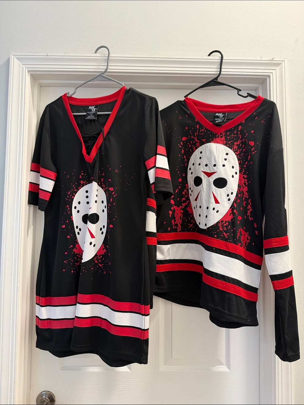 Friday the 13th couples Halloween costume bundle large and small @@@@